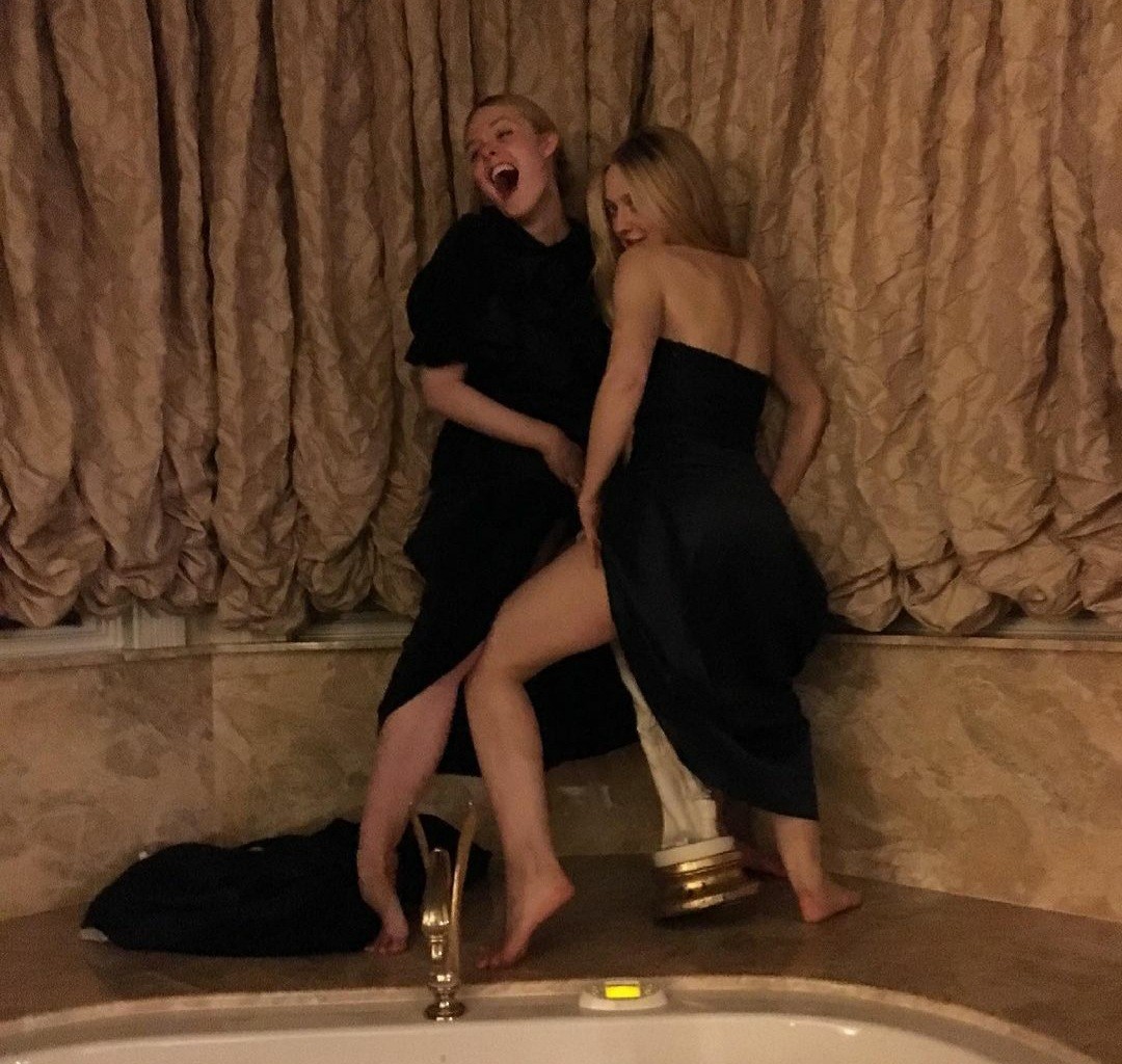 Dakota e Elle Fanning (Foto: Reprodução / Instagram )
