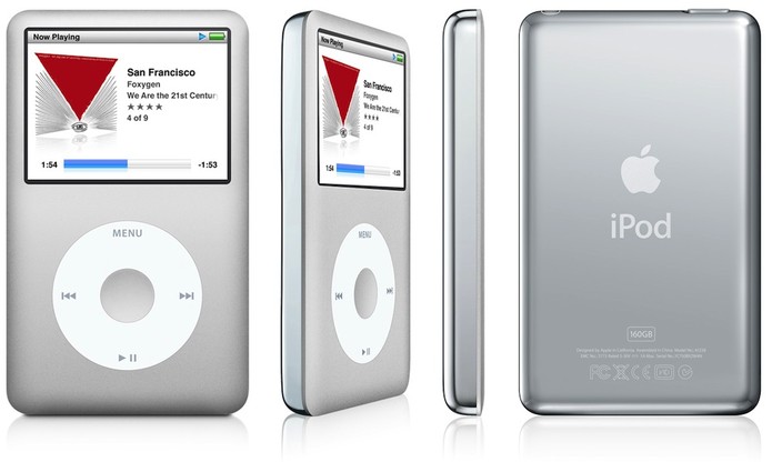 iPod Classic oferece tela e bot?es para controle das m?sicas, mas est? fora de linha (Foto: Divulga??o/Apple)