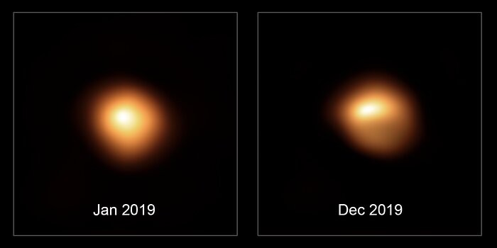 A estrela Betelgeuse está perdendo o brilho — e ninguém sabe por que (Foto: ESO)