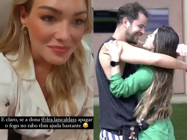 Bárbara Heck fala sobre affair de Laís Caldas e Gustavo (Foto: Instagram/Globoplay)