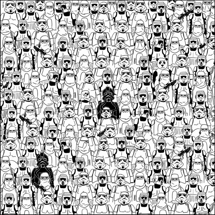 encontre o panda (Foto: Reprodução/ste1)
