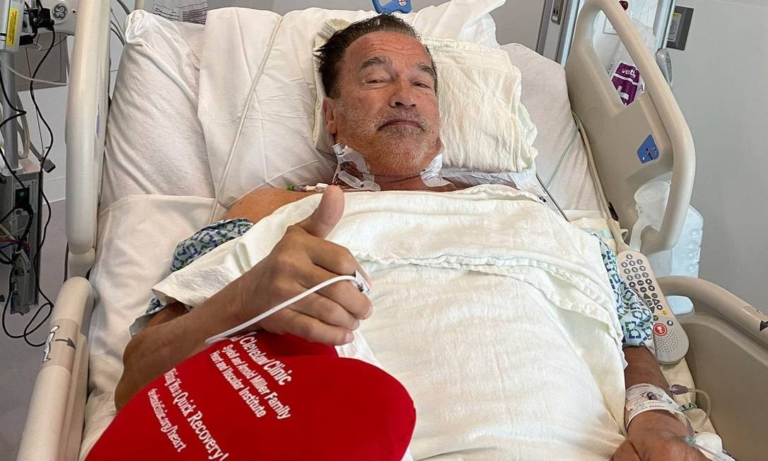 Arnold Schwarzenegger precisou fazer uma nova cirurgia no coração em outubro de 2020 (Foto: Reprodução / Instagram)