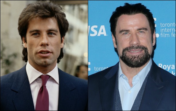 John Travolta já é sessentão! Porém na foto a esquerda, feita no início de 1983, o ator de 'Pulp Fiction: Tempo de Violência' (1994) e 'A Outra Face' (1997) ainda tinha 28 aninhos. (Foto: Getty Images)