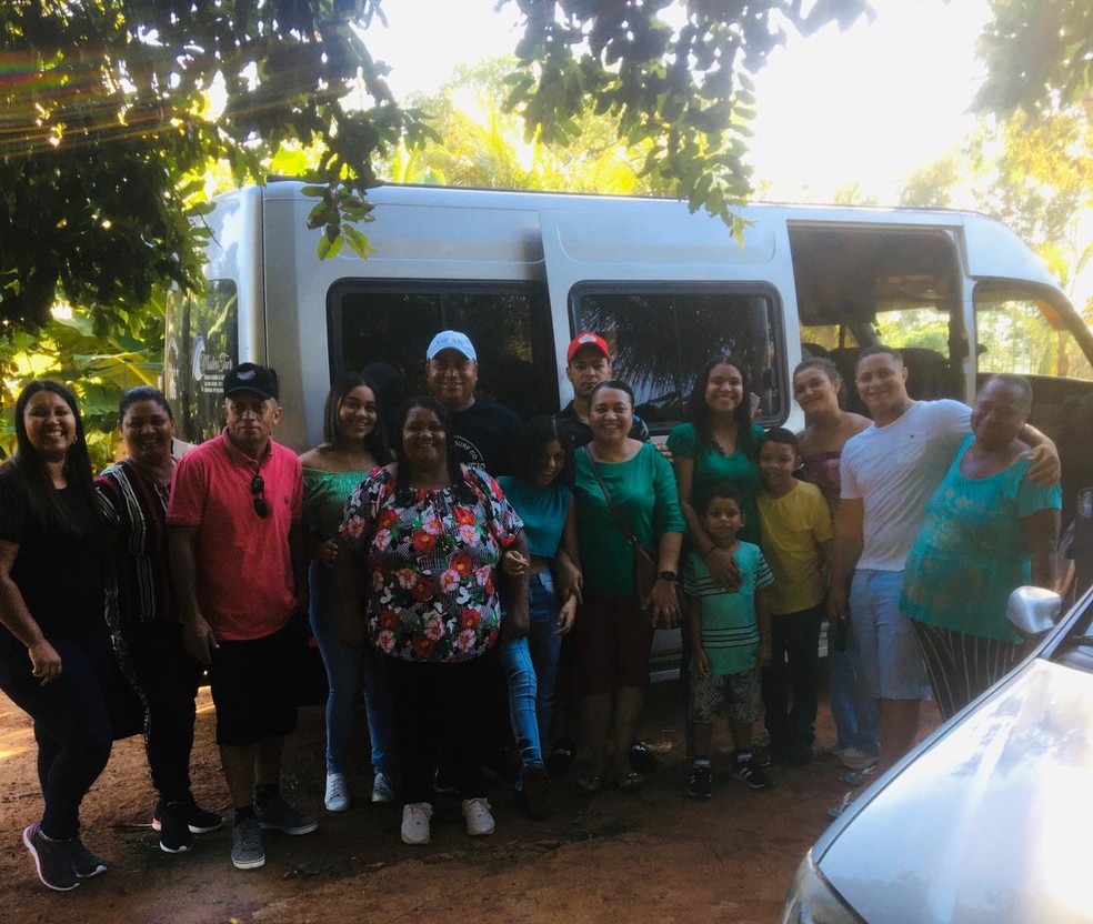Família de Kanté, do América-MG, viaja de Presidente Epitácio até São Caetano do Sul  — Foto: Cedida