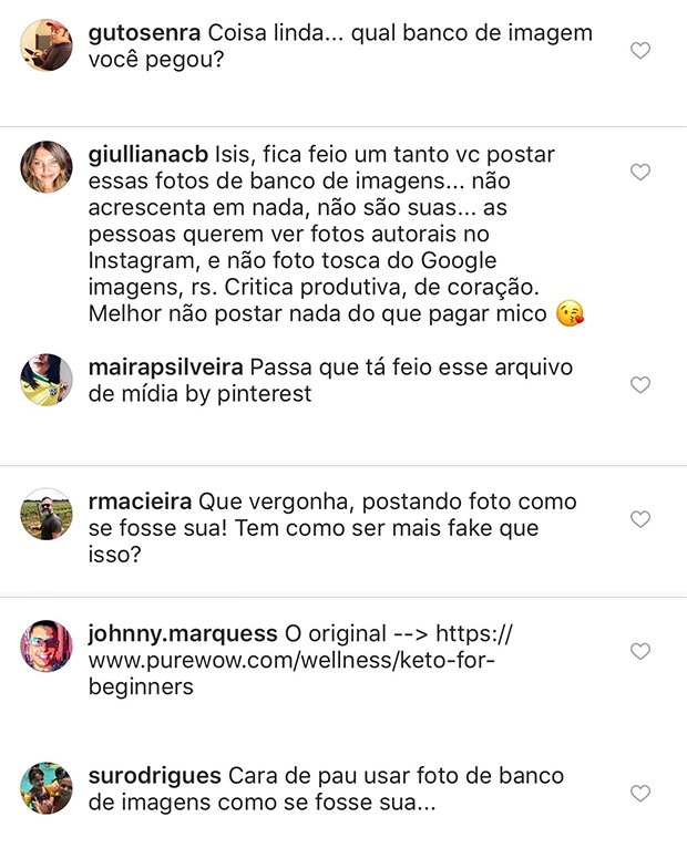 Comentários (Foto: Reprodução/ Instagram)