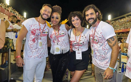 Guilherme Guimarães, Roberta Rodrigues, Letícia Cazarré e Juliano Cazarré