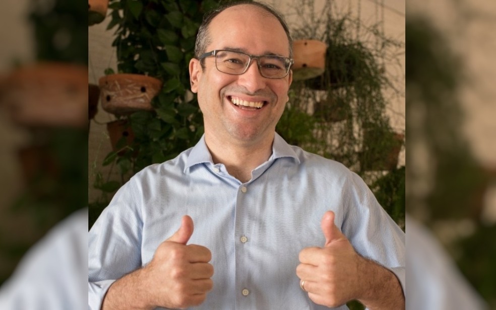 Márcio Luis, candidato a prefeito de Porangatu que comemorou com carreata antes da hora — Foto: Reprodução/Facebook