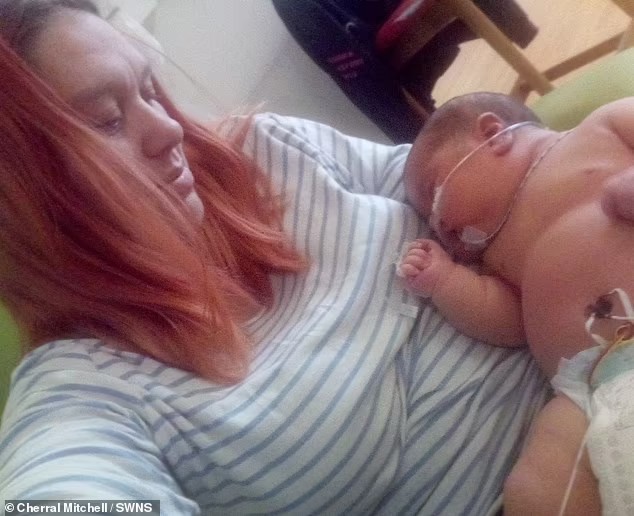 Bebê nasce com quase 7 kg (Foto: Reprodução/Daily Mail )