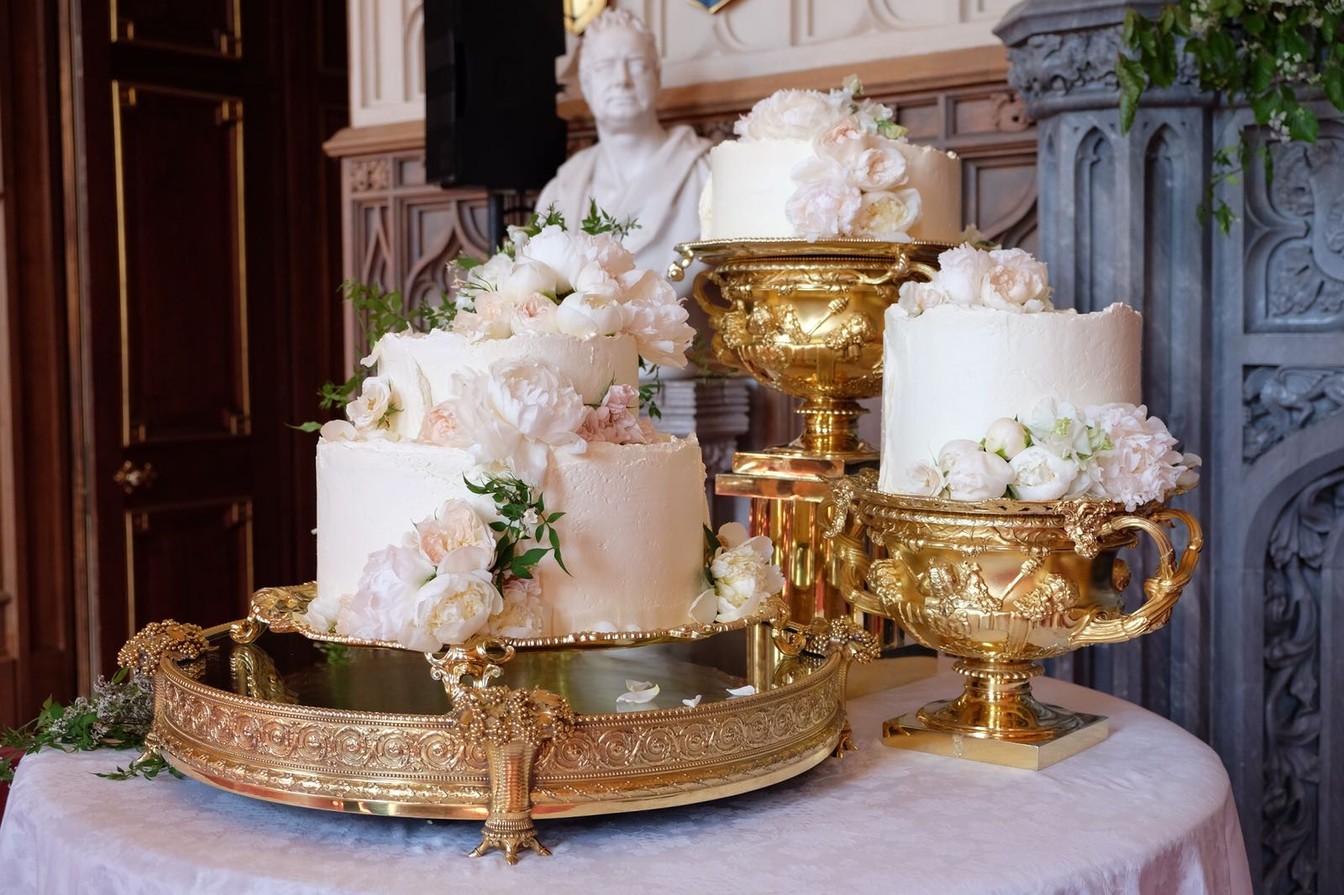 Cerimonial divulga foto do bolo do casamento (Foto: Reprodução/TV Globo)