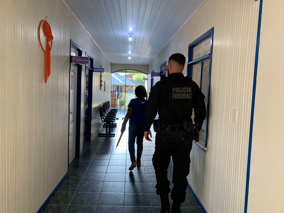 Policiais cumpriram seis mandados de busca e apreensão durante operação em Feijó — Foto: Arquivo/Polícia Civil