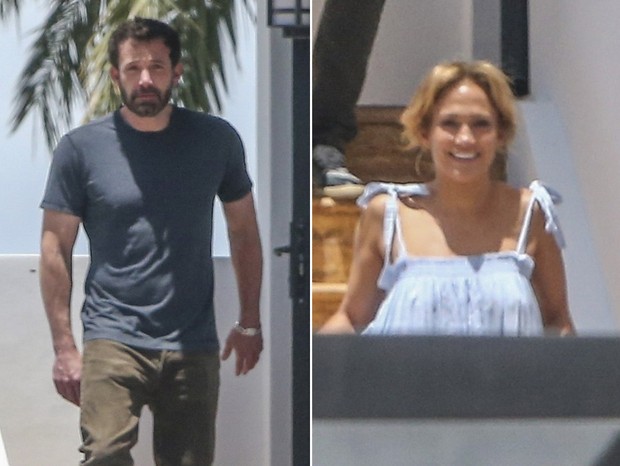 Jennifer Lopez e Ben Affleck passam um tempo juntos em Miami (Foto: Grosby Group)