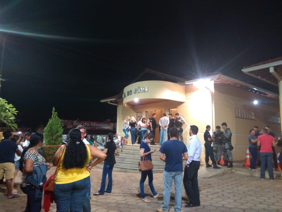 Julgamento dos acusados de matar Jéssica Hernandes durou dois dias.  — Foto: Eliete Marques/Arquivo G1