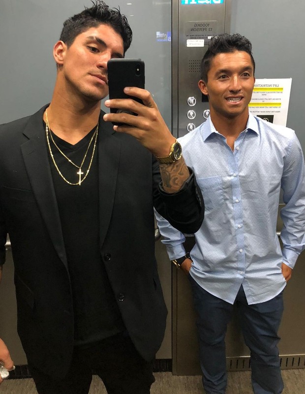 Gabriel Medina e Flavio Nakagima (Foto: Reprodução/Instagram)