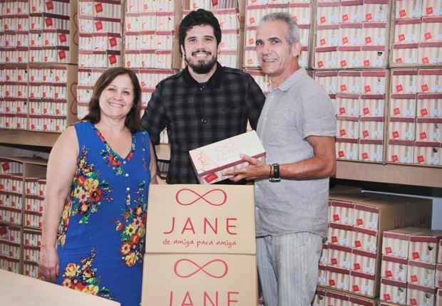 Janete, Renato e Nivaldo Tizzi, da Jane (Foto: Divulgação)