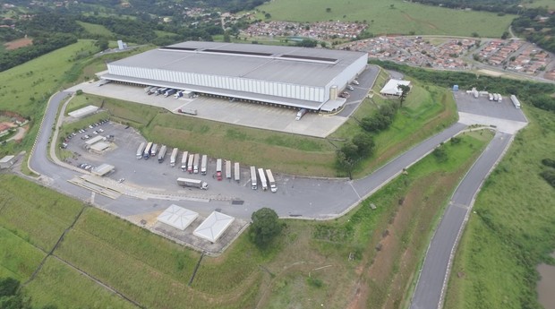Imagem aérea do Centro de Distribuição Bauducco em Extrema (Foto: Divulgação)