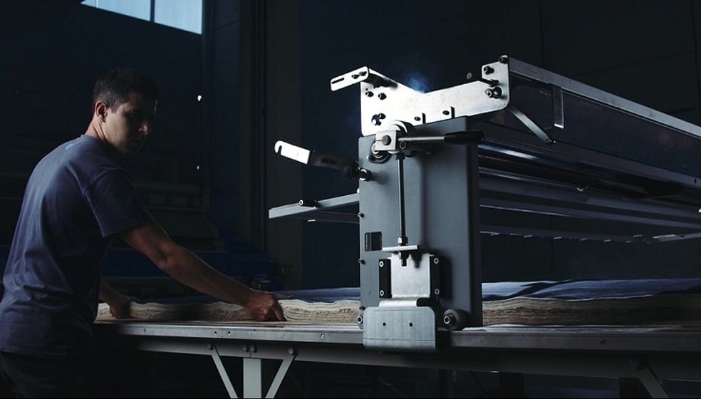 Audaces, de Santa Catarina, fabrica máquinas de corte de tecidos automatizadas, que reduzem custos e o desperdício dos materiais utilizados. — Foto: Divulgação/Audaces