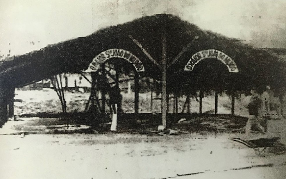 Foto da primeira edição do São João de Campina Grande em 1983 — Foto: Cléa Cordeiro/Memorial do Maior São João do Mundo/Arquivo Pessoal