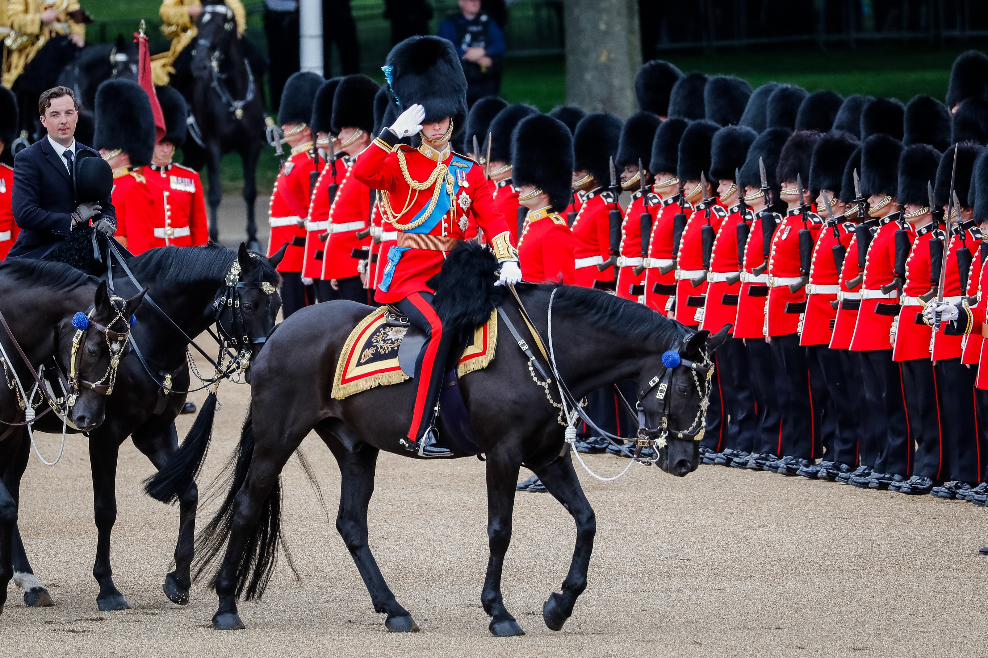 Cavalo usado por William em evento preparativo para o jubileu da Rainha parecia dopado (Foto: getty)