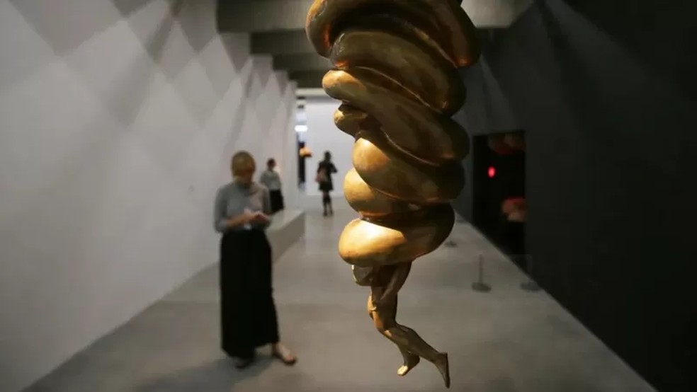Para a artista Louise Bourgeois, a espiral representava o nascimento, a vida e o renascimento — Foto: Alamy via BBC