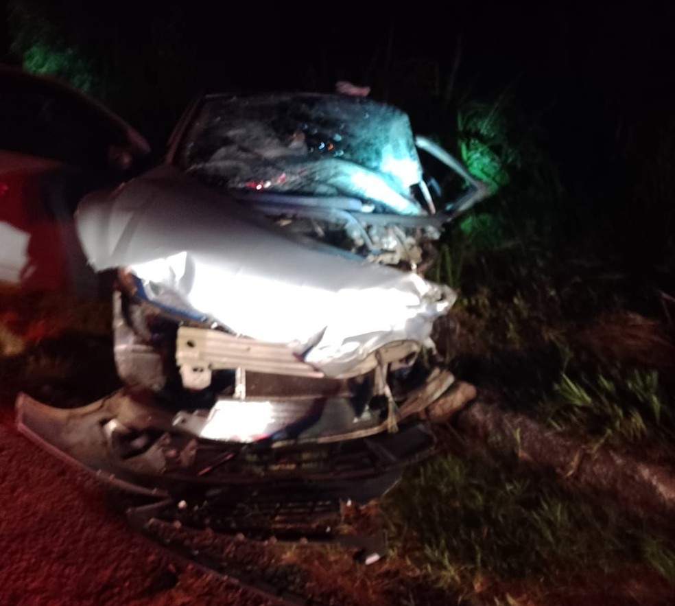 Acidente na SP-338 em Mococa deixou uma pessoa morta — Foto: Gabriel Delena/Jornal do Meio Dia