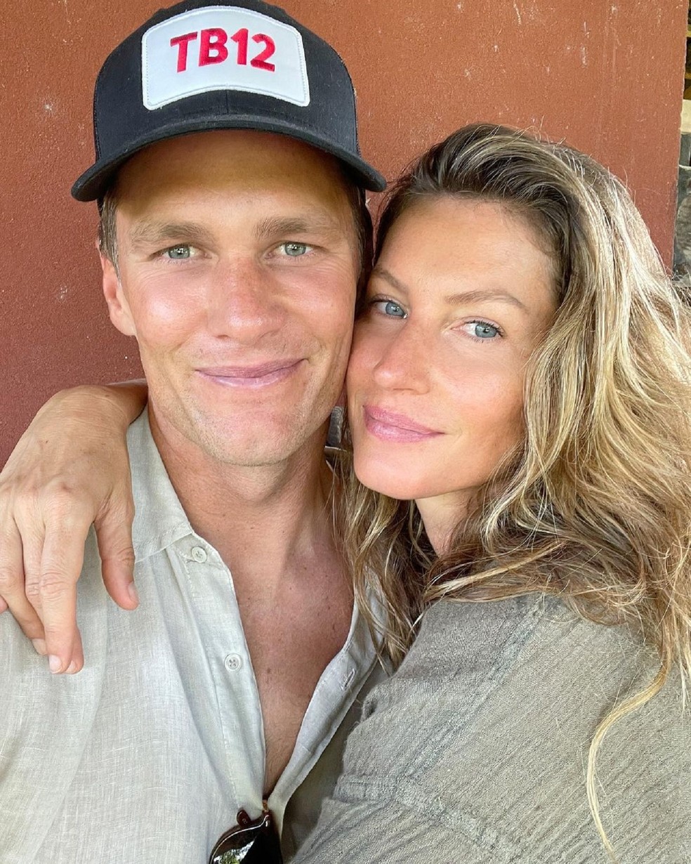 Tom Brady e Gisele Bündchen — Foto: Reprodução/Instagram