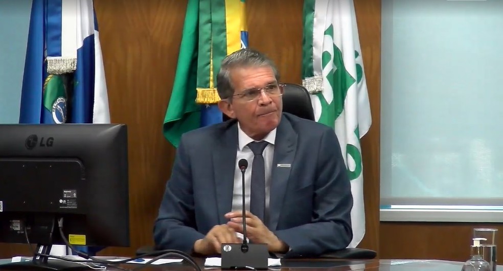 Presidente da Petrobras, Joaquim Silva e Luna — Foto: Reprodução