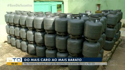 Preço no gás de cozinha pode viriar entre R$ 100 e R$ 130 no Tocantins
