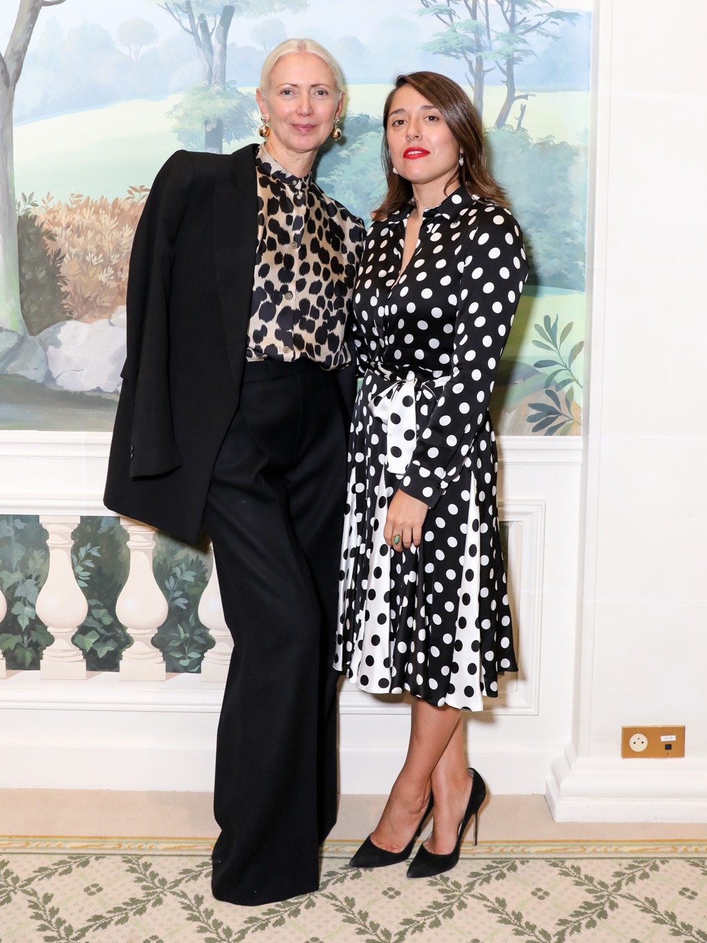 Christiane Arp, editora-chefe da Vogue alemã, e Eugenia de la Torriente, editora-chefe da Vogue espanhola