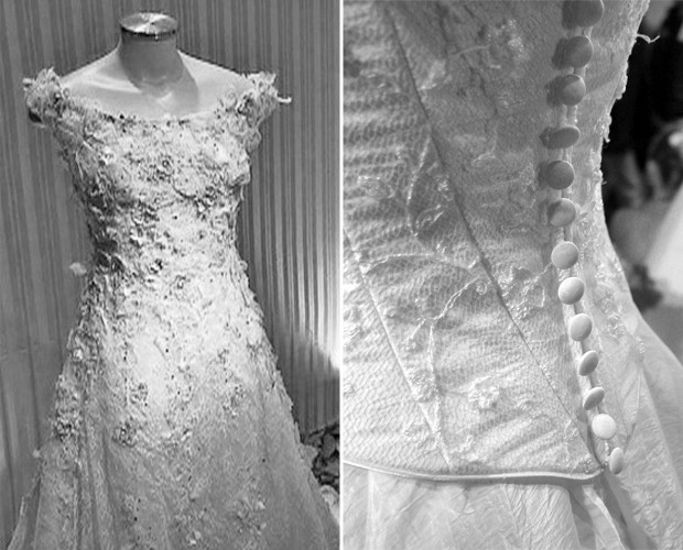 Cuidado com os bordados! Em exagero, pode esconder a noiva dentro do vestido (Foto: Banco de Imagens)