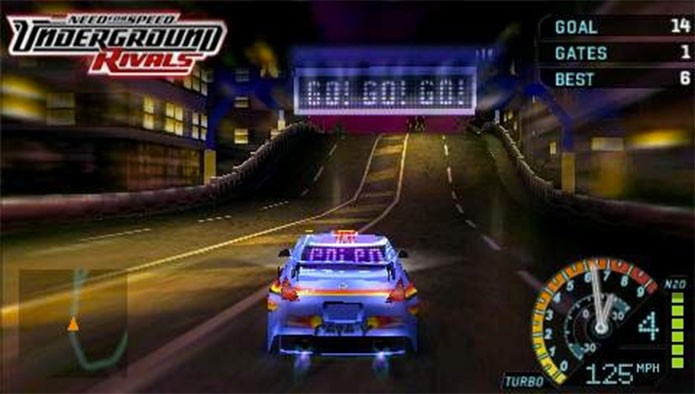 Need for Speed: Underground Rivals não fez feio no PSP (Foto: Divulgação)