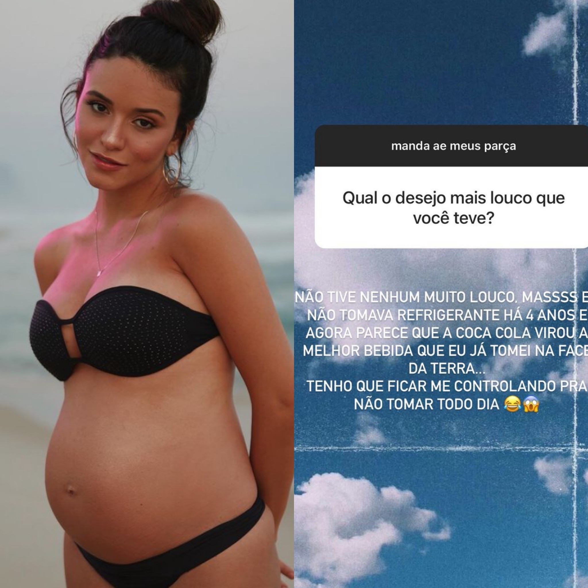 Talita Younan confessa desejos da gravidez: 