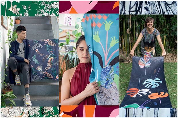 Eles transformam suas histórias, gostos e vivências em arte nos tecidos e compartilham aqui suas inspirações e gostos (Foto: Mayra Azzi / Editora Globo | Montagem: Casa e Jardim)