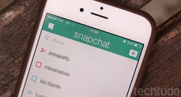 Como enviar snaps com vídeo no Snapchat (Foto: Lucas Mendes/TechTudo)