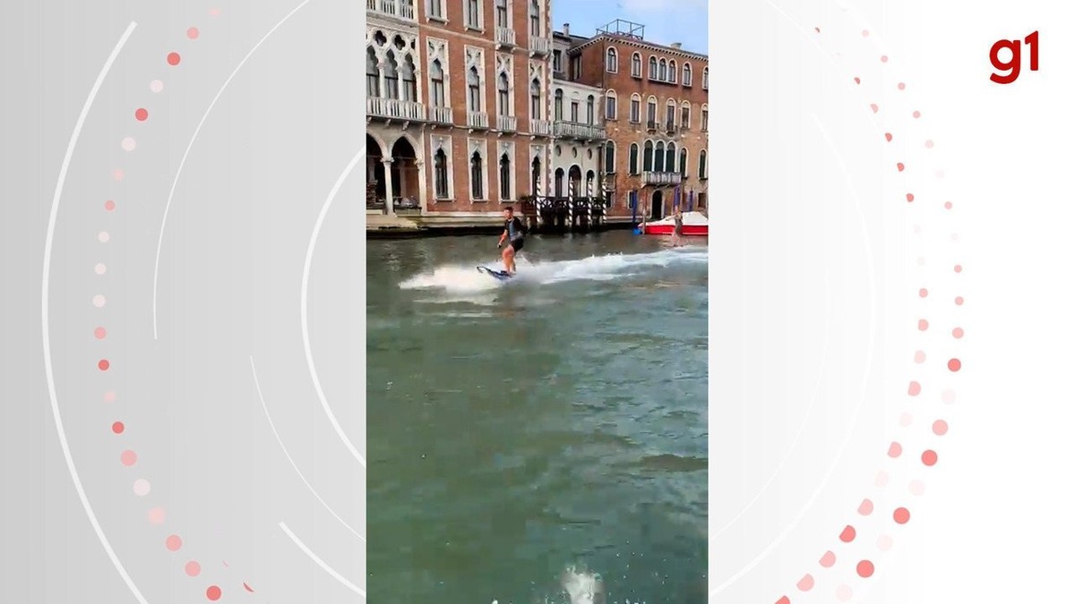 Turistas são multados por surfar em canal de Veneza: 