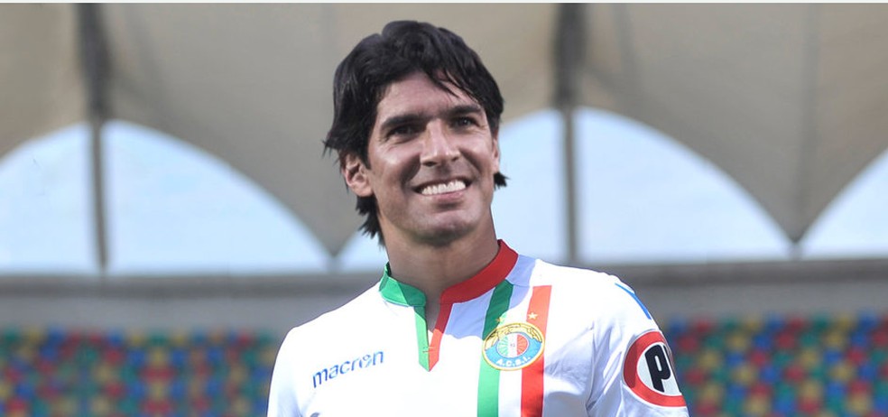 Loco Abreu Ã© reserva do Audax Italiano (Foto: ReproduÃ§Ã£o)