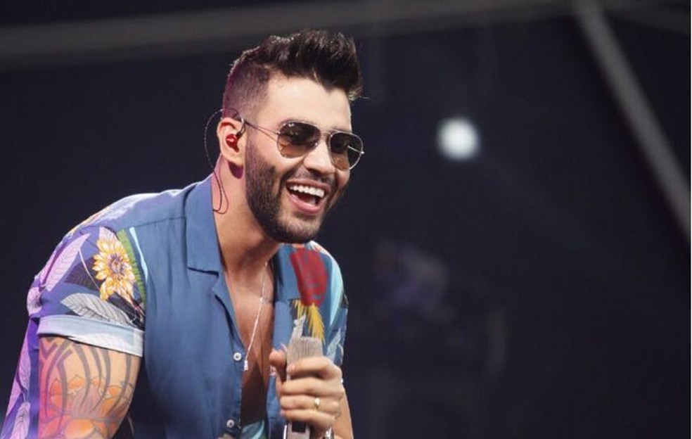 Gusttavo Lima se apresenta no Villa Forró (Foto: Fred Pontes/Divulgação)