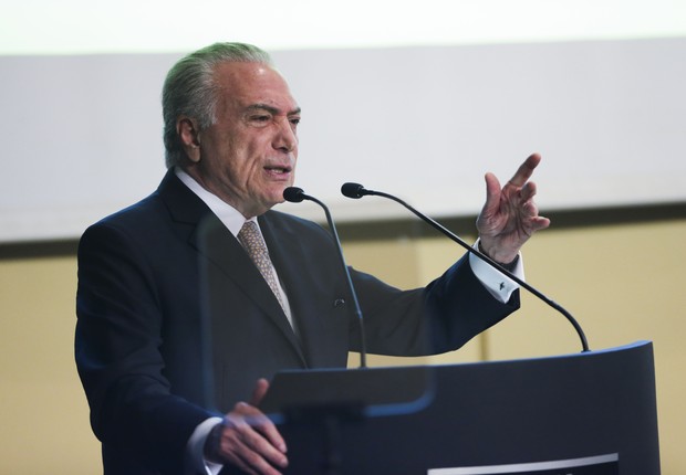 O presidente Michel Temer abre seminário sobre infraestrutura no Brasil (Foto: José Cruz/Agência Brasil)