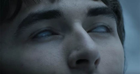 Menino Bran com o olho de Thundera (no inverno) (Foto: divulgação)