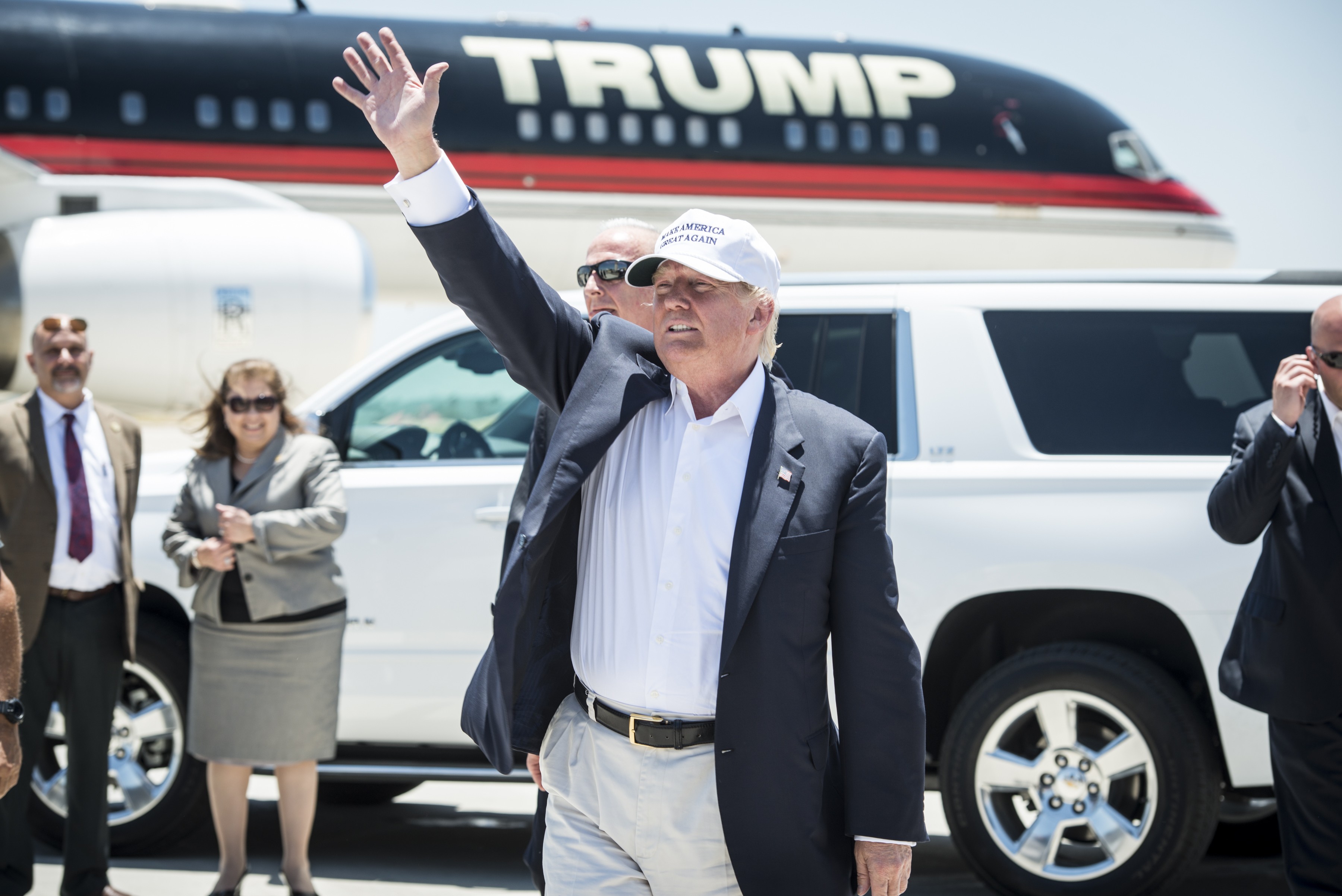 Trump visita cidade no Texas em 23 de julho (Foto: Matthew Busch/ Getty Images)