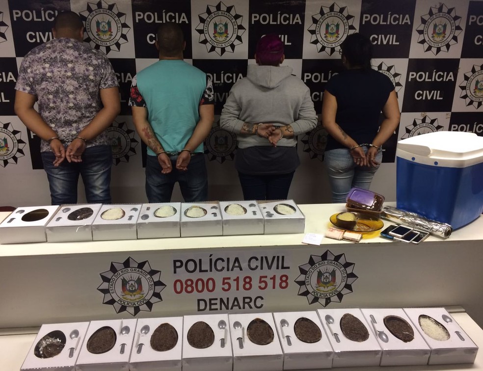 Suspeitos foram presos e encaminhados para o sistema prisional (Foto: Divulgação/Polícia Civil)
