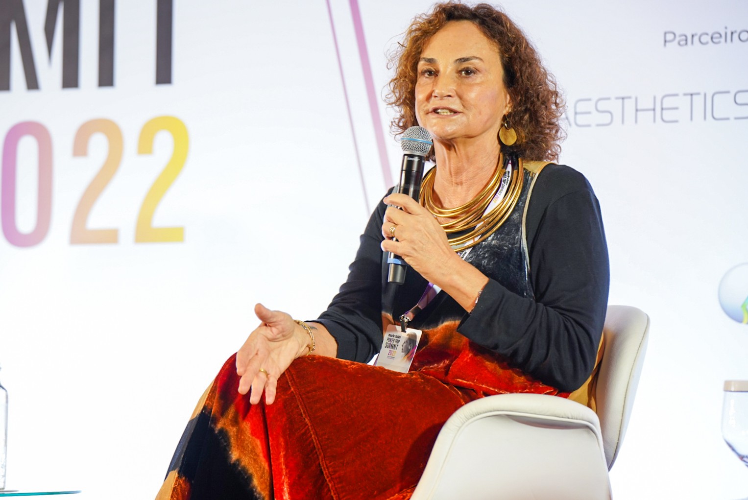 Elena Landau fala sobre liberalismo feminista no Power Trip Summit (Foto: Bléia Campos)