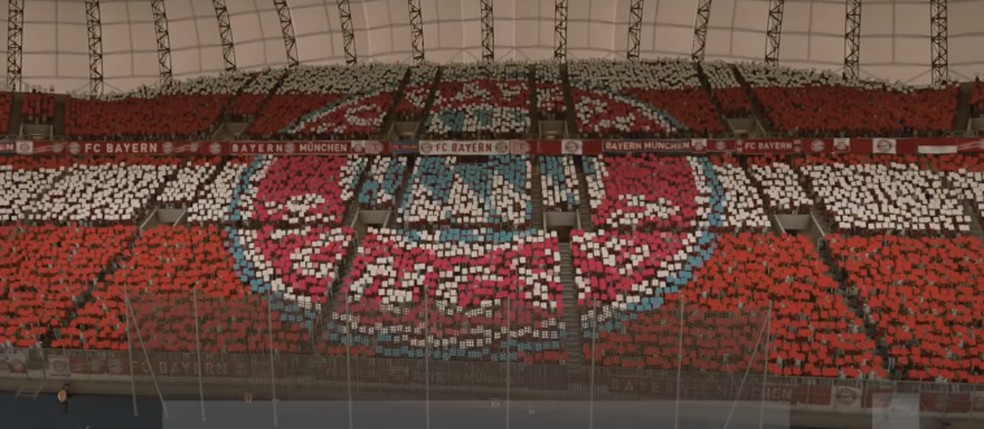 Torcida do Bayern no FIFA 20 — Foto: Reprodução/YouTube