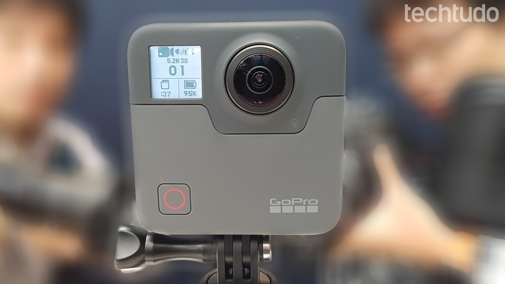 GoPro Fusion permite captar imagens em 360º em altíssima definição (Foto: Viviane Werneck/TechTudo)