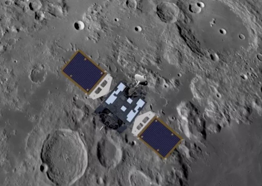 O Korea Pathfinder Lunar Orbiter estudará a Lua por aproximadamente um ano  (Foto: Korean Aerospace Research Institute (KARI))