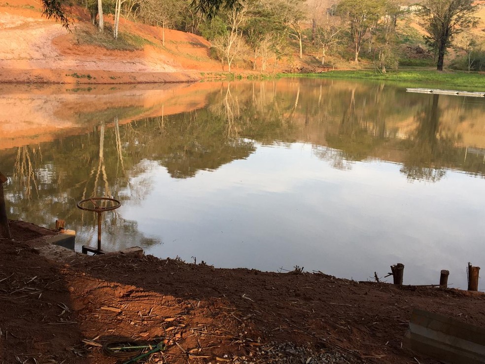 Açude Córrego do Ouro em Santos Dumont — Foto: Cláudio Caetano/Arquivo Pessoal