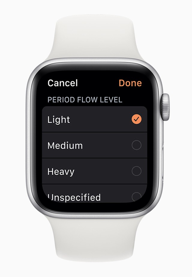 Cycle Tracking, o novo app do Apple Watch (Foto: Apple/ Divulgação)