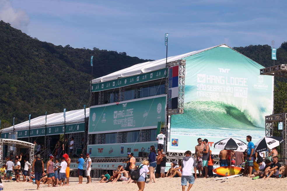 A baterias do QS estão sendo disputadas na praia de Maresias (Foto: WSL/Daniel Smorigo)