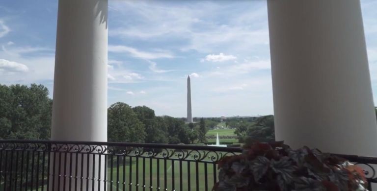decoração-casa-branca-obama (Foto: Reprodução/Youtube)