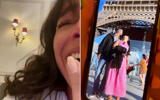 Bruna Marquezine pleure de rire avec ses parents « dehors » à Paris ;  vidéos – qui ?