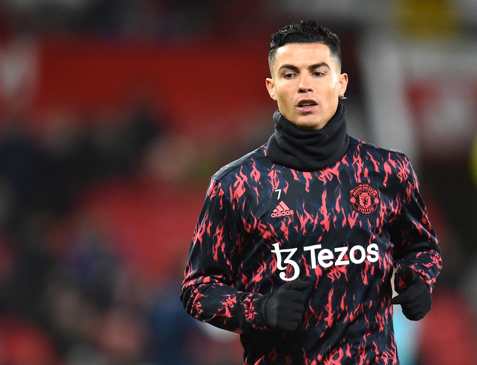 Cristiano Ronaldo vive rumores de crise de relacionamento no United  Foto: REUTERS/Peter Powell